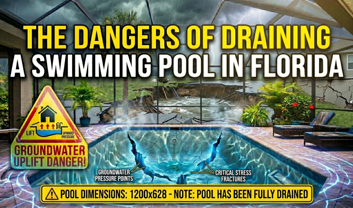 Why You Shouldn’t Drain a Swimming Pool in Florida