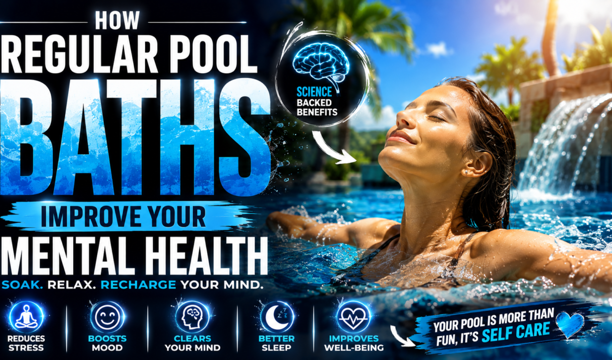 How taking periodic baths in your pool improves your mental health