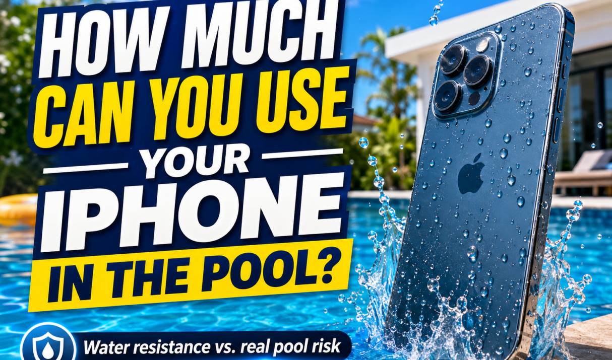 How Much Can You Use Your iPhone in the Pool?