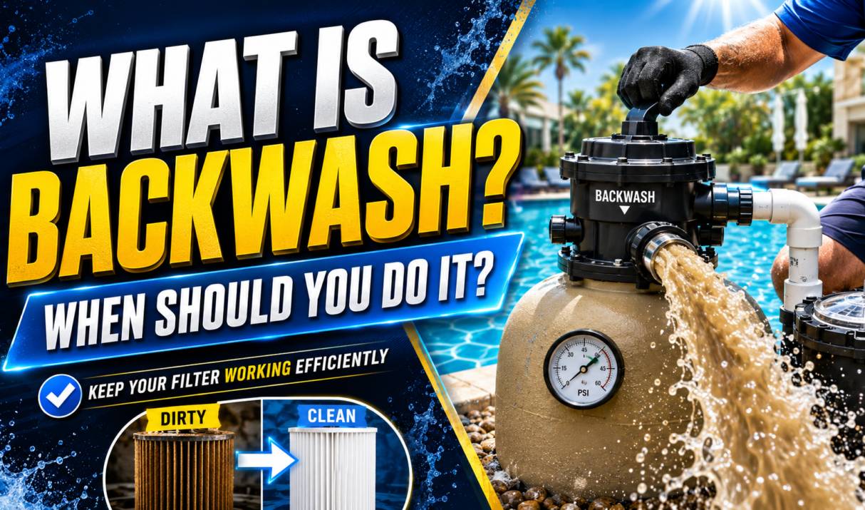 What is backwash and when should it be done