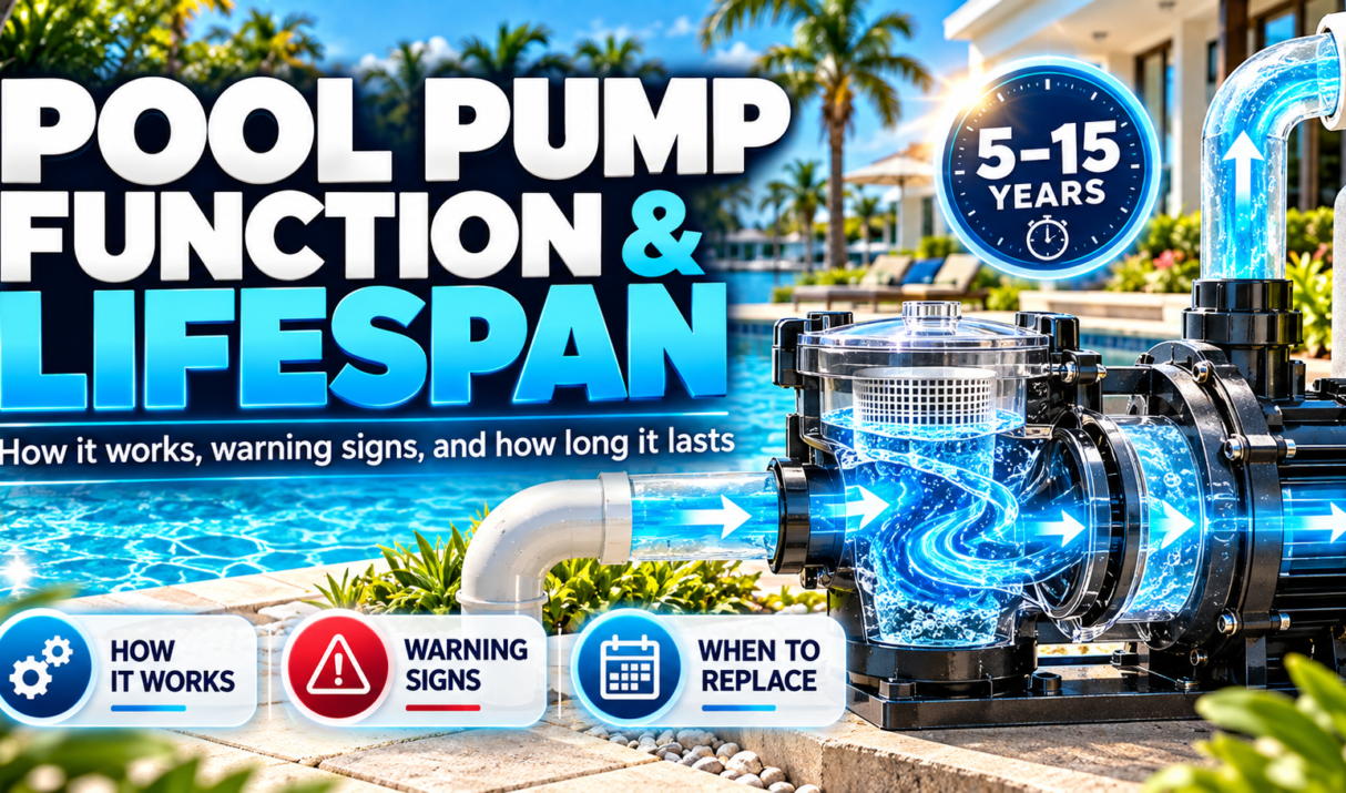 the pool pump function lifespan