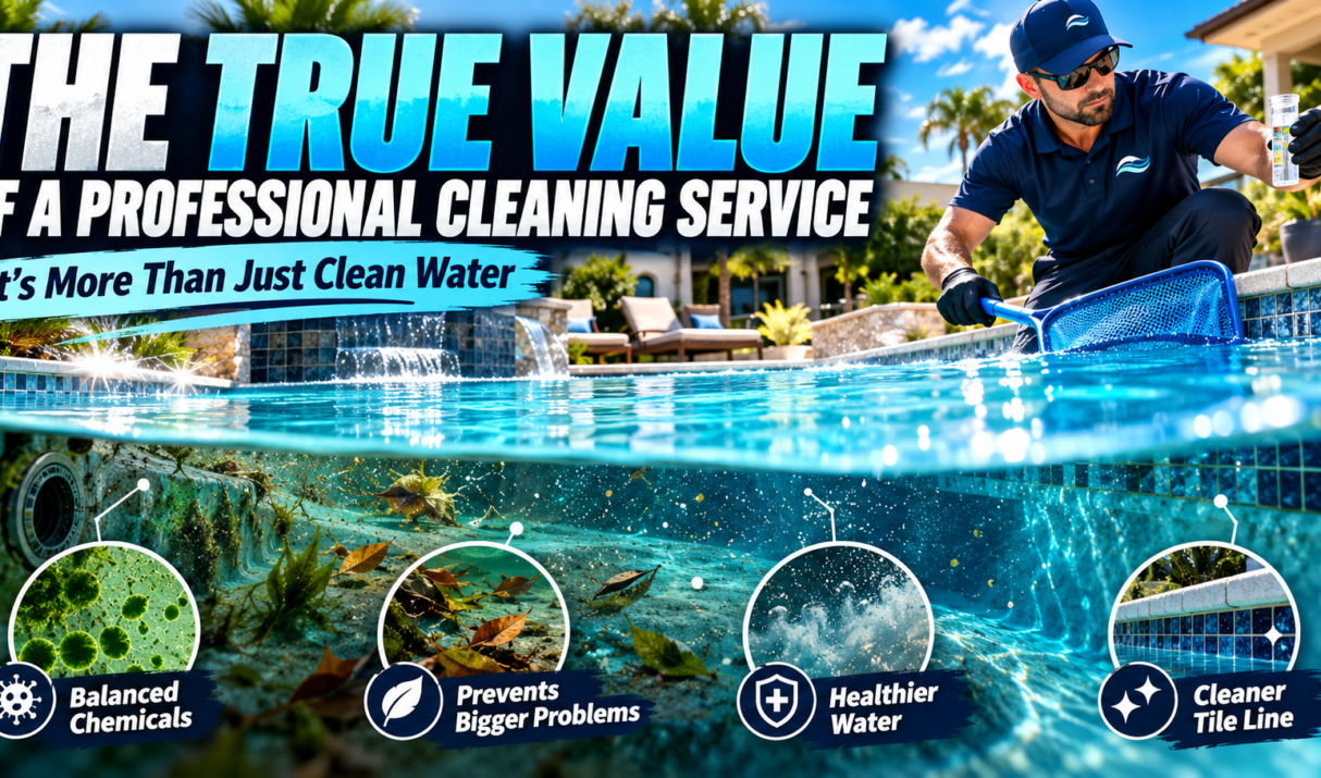 What You Don’t See in the Water: The True Value of a Professional Cleaning Service