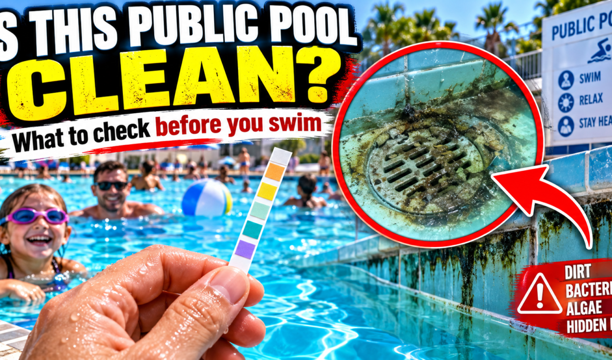 How to know if a public pool is truly clean