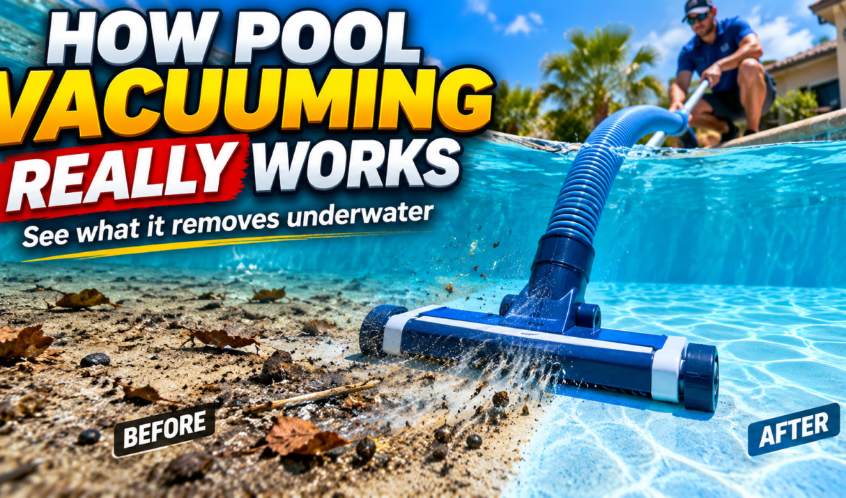 How vacuuming the pool really works