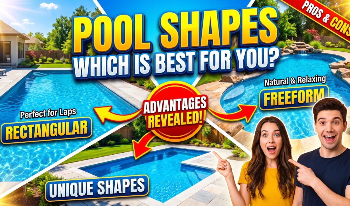 Pool shapes advantages